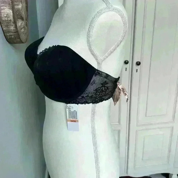 Celina NWT  black convertible strapless bra size 36DD - Picture 4 of 5